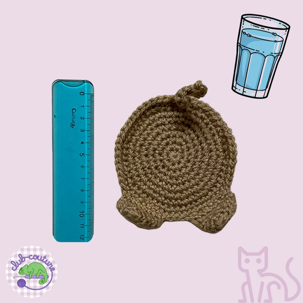 Dessous de verre chat - Club couture